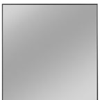 59" Black Aluminum Framed Bathroom Vanity Mirror