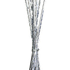 46" Chrome Multi Light LED Novelty Floor Lamp