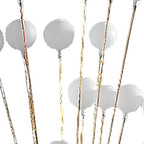 62" Yellow 16 LED Novelty Floor Lamp With White