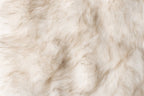 Set Of Two 17" X 17" Gradient Tan Faux Fur Dining Chair Pad