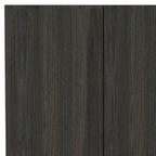 71" Dark Brown Wood Pantry Or Storage Closet