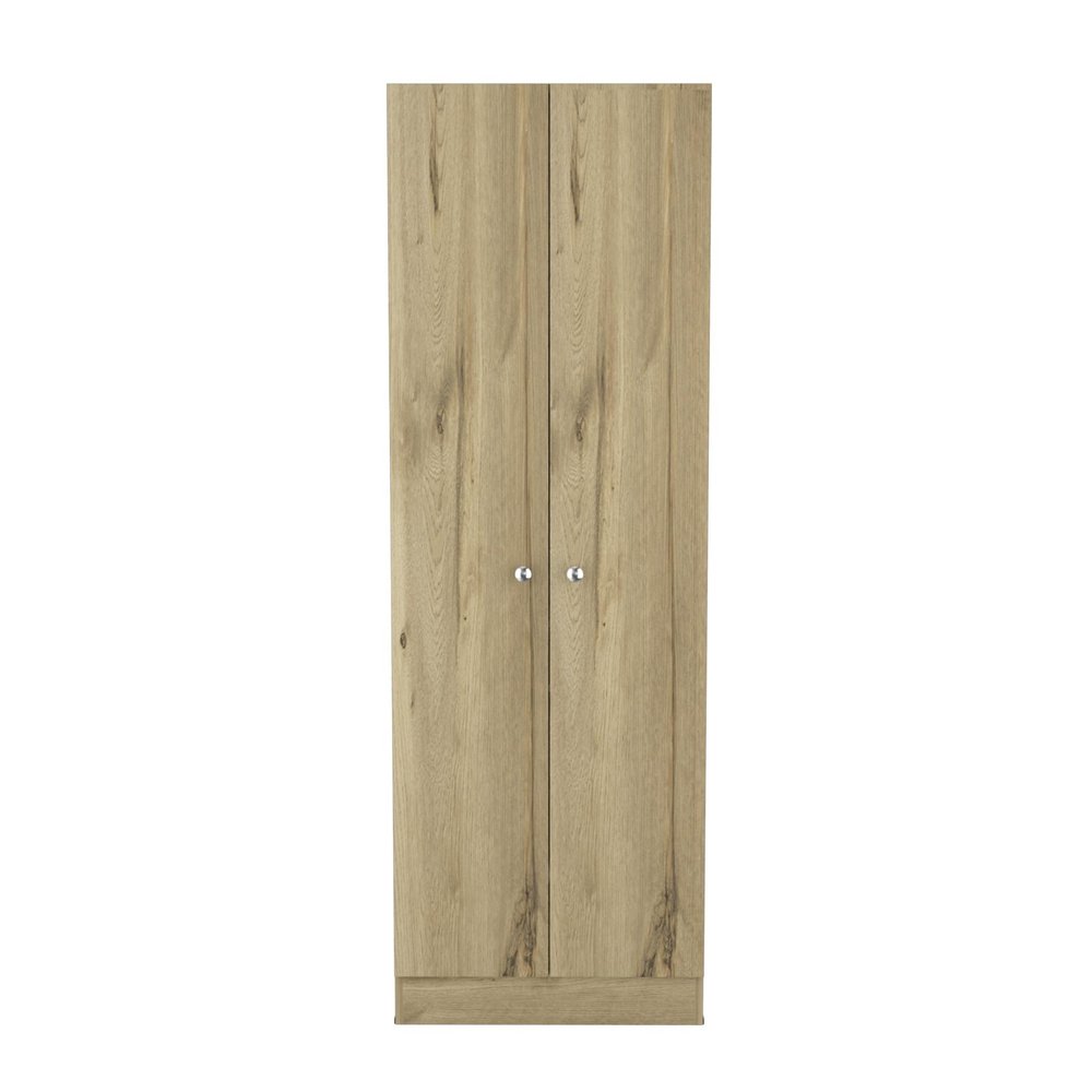 71" Oak Wood Pantry Or Storage Closet