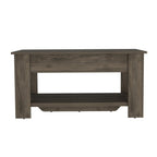 40" Dark Brown Wood Storage Bench With Flip Top Shoe Storage And Shelves