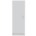 47" White Wood Pantry Or Storage Closet