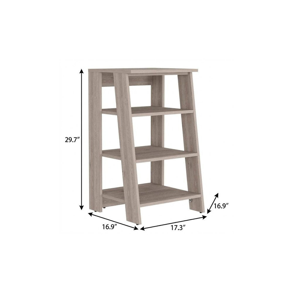 17" Light Gray Wood Freestanding Bathroom Vanity