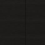 47" Black Wood Wall Mounted Accent Cabinet With Four Doors