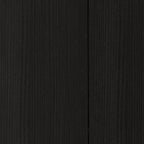59" Black Wood Wall mounted Accent Cabinet With Five Shelves