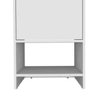 18" White Wood Freestanding Single Door Bathroom Vanity With Sink