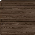 23" White Wood Two Drawer Dresser