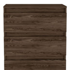 23" White Wood Two Drawer Dresser