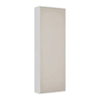 White Ten Pair Wall Mounted WoodShoe Rack