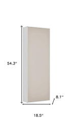 White Ten Pair Wall Mounted WoodShoe Rack