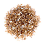 Copper Round Reflective Fire Pit Glass