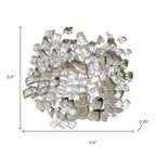 Clear Round Reflective Fire Pit Glass