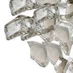 Clear Round Reflective Fire Pit Glass