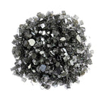 Black Round Reflective Fire Pit Glass