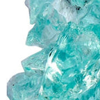 Aqua Round Reflective Fire Pit Glass