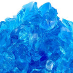 Turquoise Round Reflective Fire Pit Glass