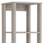 16" Light Gray Wood Freestanding Single Door Bathroom Vanity