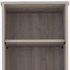 17" Light Gray Wood Freestanding Single Door Bathroom Vanity