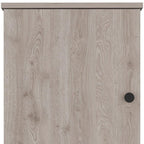 16" Light Gray Wood Floating Single Door Bathroom Vanity And Medicine Cabinet
