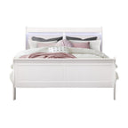 White Wood Full Bed Frame