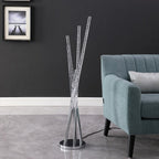 49" Silver LED Novelty Floor Lamp