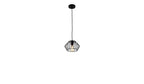 Black Unique Statement Metal Dimmable Chandelier With Black Shades