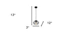 Black Unique Statement Metal Dimmable Chandelier With Black Shades