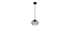 Black Unique Statement Metal Dimmable Chandelier With Black Shades