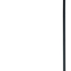 Black And White Candle Style Six Light Metal Dimmable Chandelier