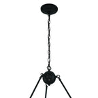Black And Gold Candle Style Twelve Light Metal Dimmable Chandelier