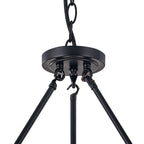 Black And Gold Candle Style Twelve Light Metal Dimmable Chandelier
