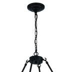 Black And Gold Candle Style Twelve Light Metal Dimmable Chandelier