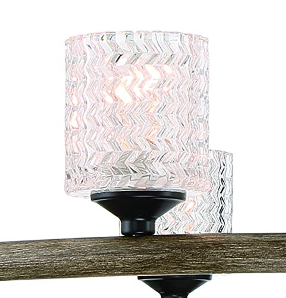 Black Candle Style Twelve Light Metal Dimmable Chandelier With White Shades