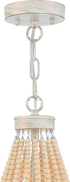 Gold And White Candle Style Five Light Metal Dimmable Chandelier