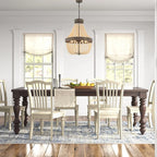 Black And Gold Candle Style Six Light Metal Dimmable Chandelier