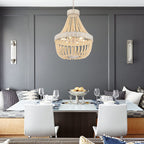 Gold And White Candle Style Six Light Metal Dimmable Chandelier
