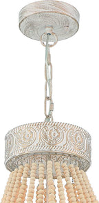 Gold And White Candle Style Six Light Metal Dimmable Chandelier