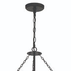 Black And Gold Candle Style Ten Light Metal Dimmable Chandelier