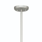 Silver Candle Style Multi Light Metal Dimmable Chandelier