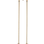 Gold Kitchen Island Three Light Metal and Seeded Glass Dimmable Chandelier With Clear Shades