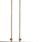Gold Kitchen Island Two Light Metal Dimmable Chandelier With Gold Shades