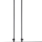 Black And Gray Kitchen Island Three Light Metal Dimmable Chandelier With Gray Shades