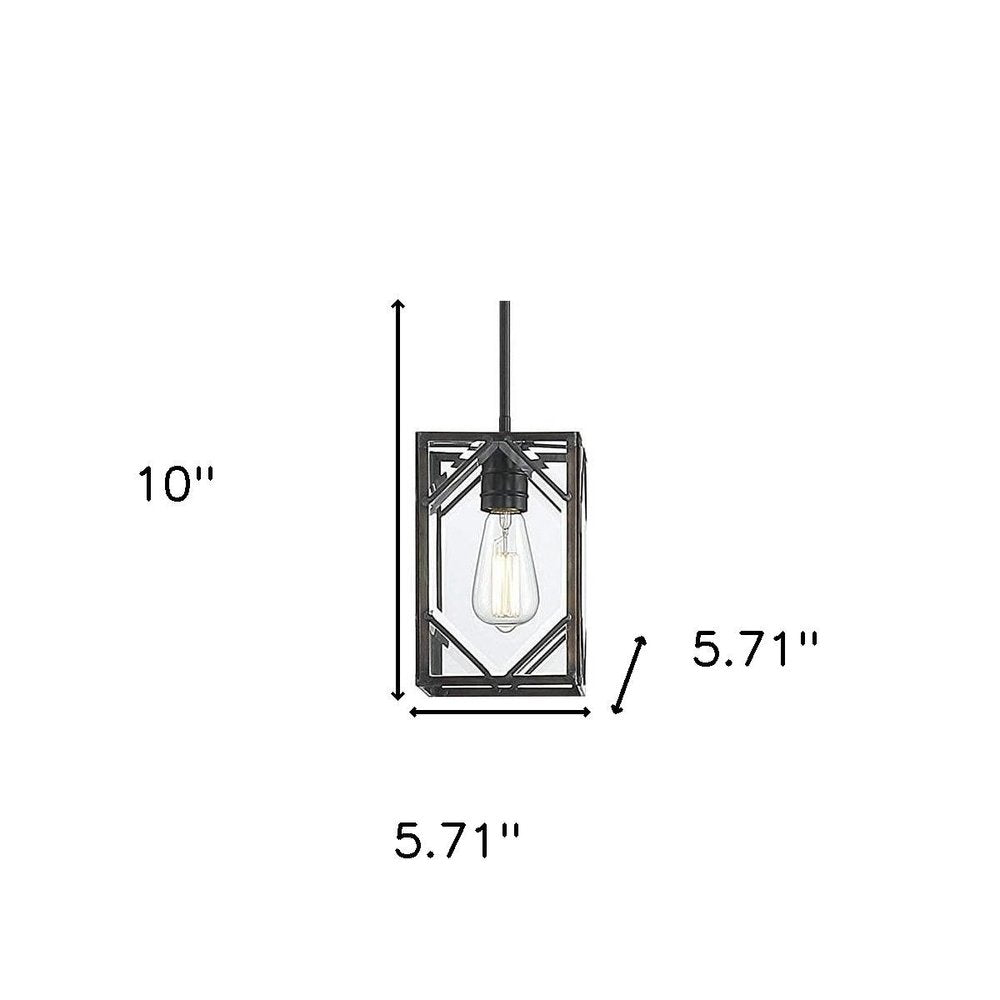 Black Kitchen Island Metal Dimmable Chandelier With Clear Shades