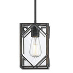 Black Kitchen Island Metal Dimmable Chandelier With Clear Shades
