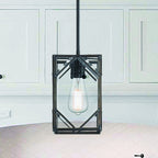 Black Kitchen Island Metal Dimmable Chandelier With Clear Shades