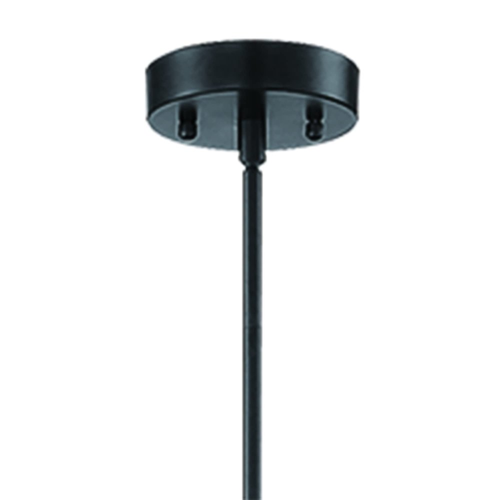 Black Kitchen Island Metal Dimmable Chandelier With Clear Shades