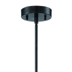 Black Kitchen Island Metal Dimmable Chandelier With Clear Shades