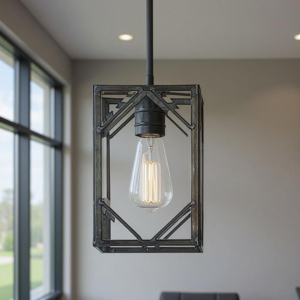 Black Kitchen Island Metal Dimmable Chandelier With Clear Shades